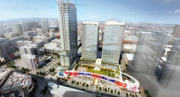 三思3500平方米戶外LED屏在美國(guo)西岸再造一箇“時